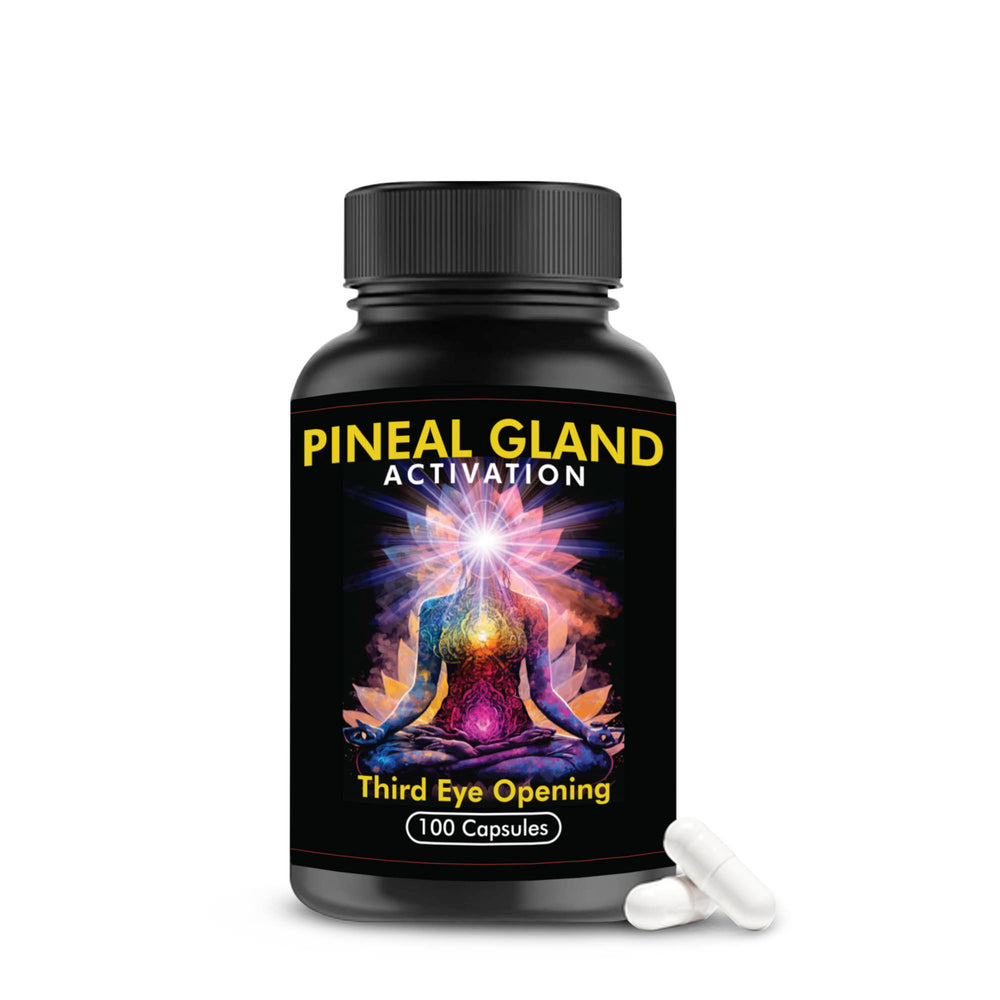 
                  
                    Pineal Gland Activation Formula – Detoxify & Decalcify – Boost Intuition and Clarity - Haritaki, Turmeric - 100 Vegan Capsules by Kailash Herbals
                  
                