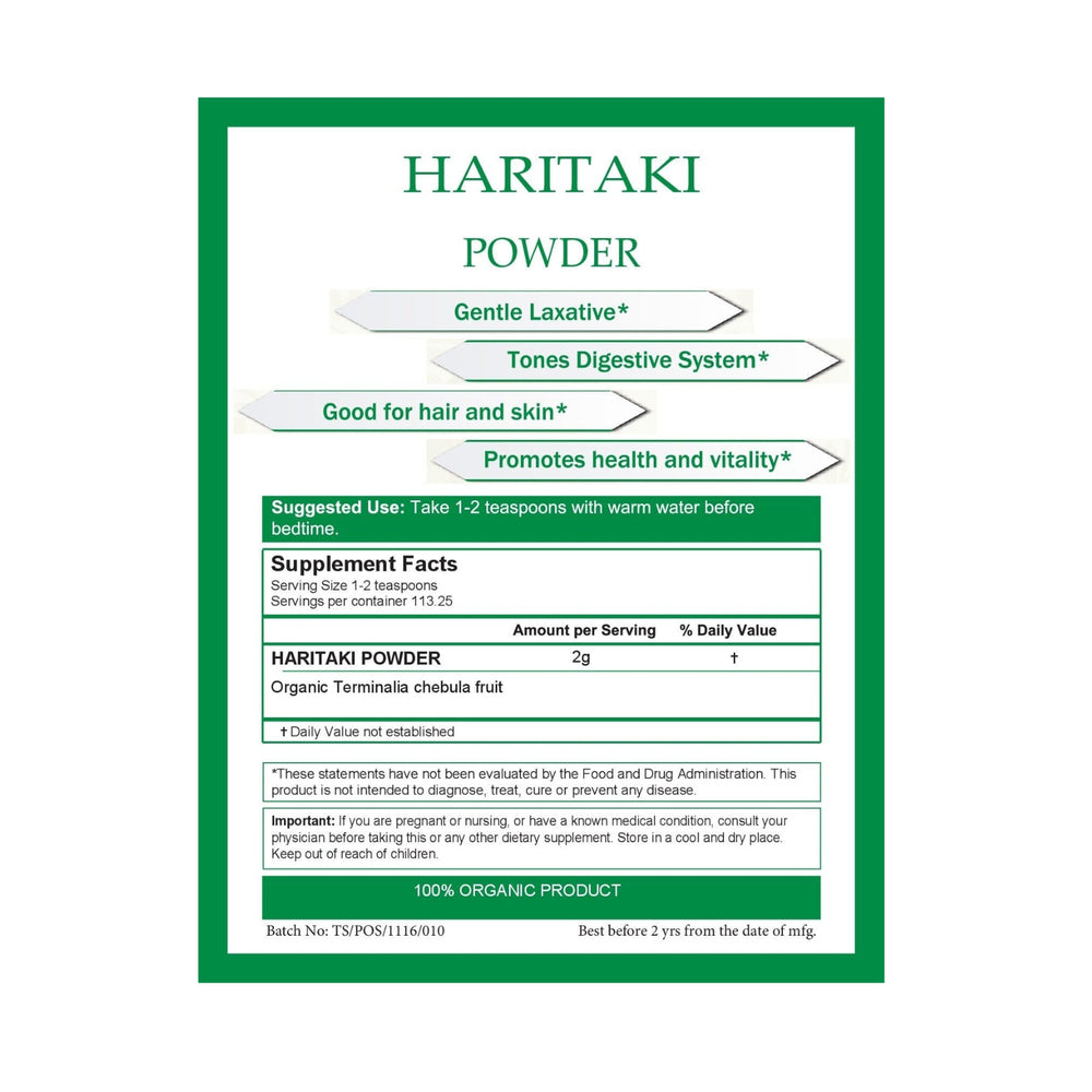 
                  
                    [Haritaki Capsules & Haritaki Powder] - Haritaki Plus - Yogic Super Brain Food
                  
                